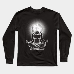 Enlightenment after yoga Long Sleeve T-Shirt